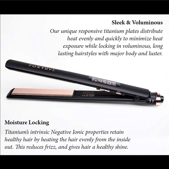 FOXYBAE ✨LIKE 🆕 NO BOX✨ ROSE GOLD TRÉS SLEEK FLAT IRON ✈️FREE SHIPPING✈️ - Picture 4 of 6